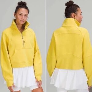 Lululemon Scuba Oversized Funnel-Neck Half Zip